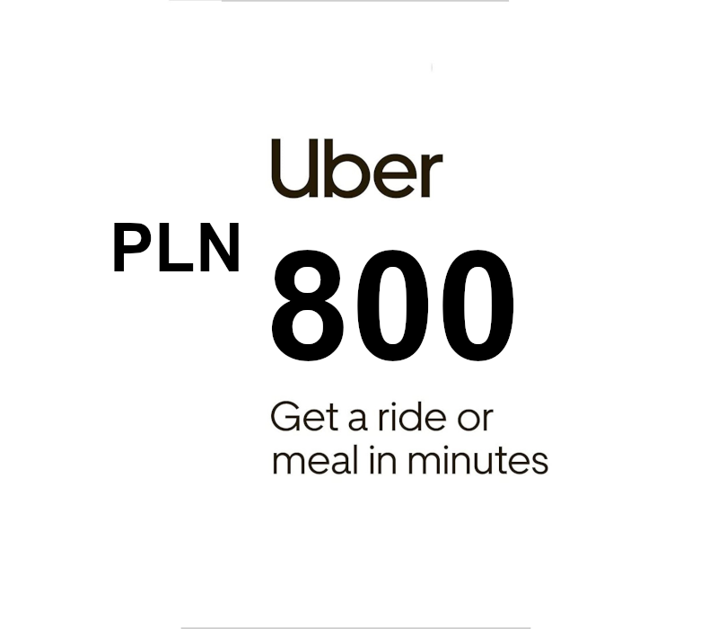 Uber PLN 800 Gift Card PL