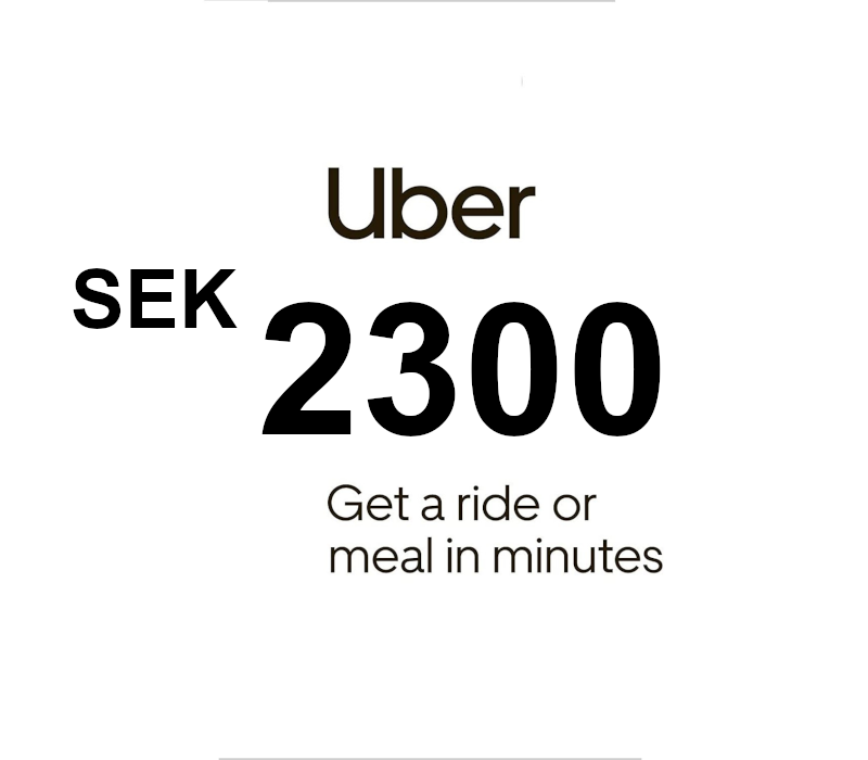

Uber SEK 2300 Gift Card SE