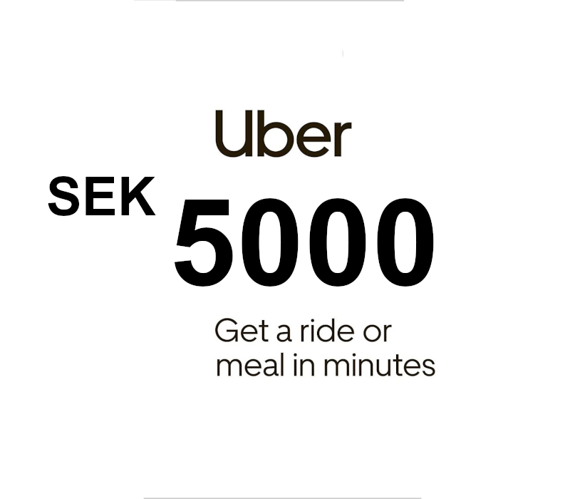 

Uber SEK 5000 Gift Card SE
