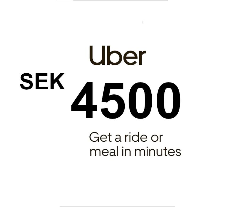 

Uber SEK 4500 Gift Card SE