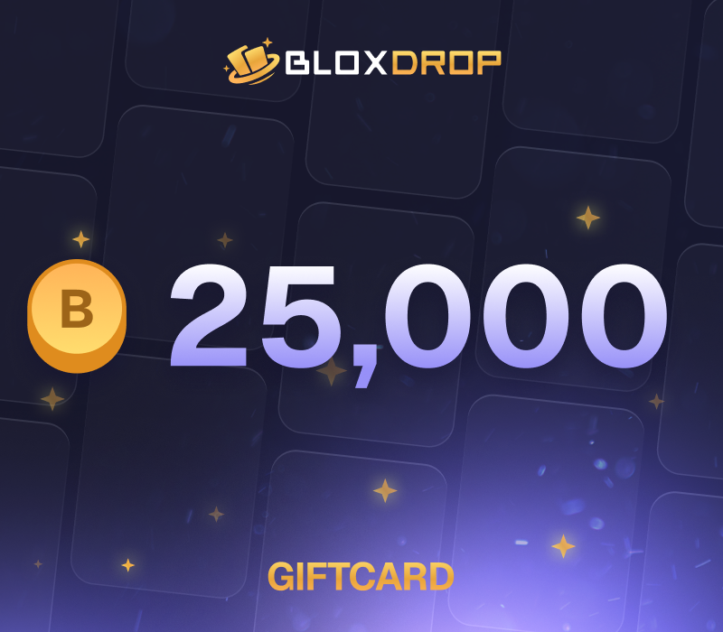 

BloxDrop 25,000 Coins Gift Card