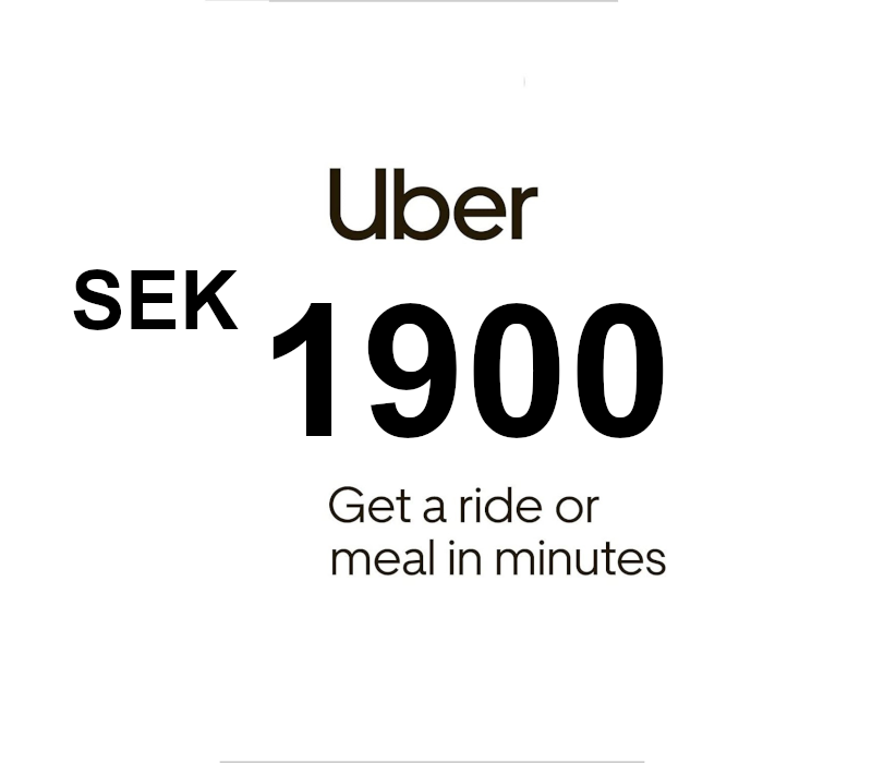 

Uber SEK 1900 Gift Card SE