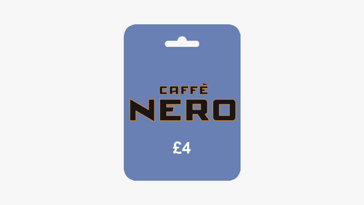 Caffe Nero GBP 4 Gift Card - 2. kép - Feltöltőkártyák kategória