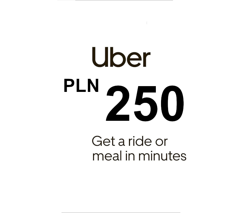 

Uber PLN 250 Gift Card PL