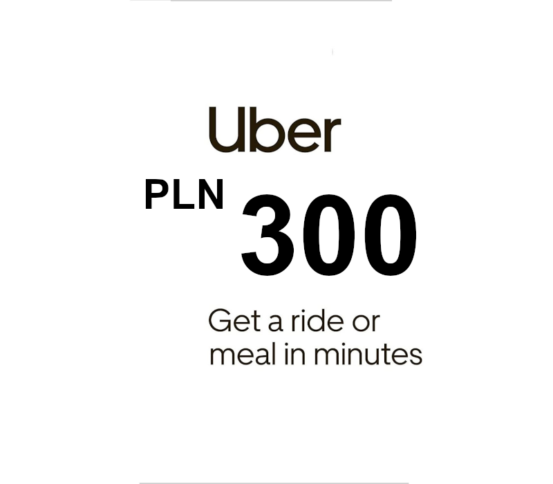 

Uber PLN 300 Gift Card PL