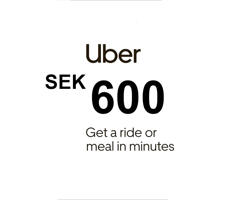 

Uber SEK 600 Gift Card SE