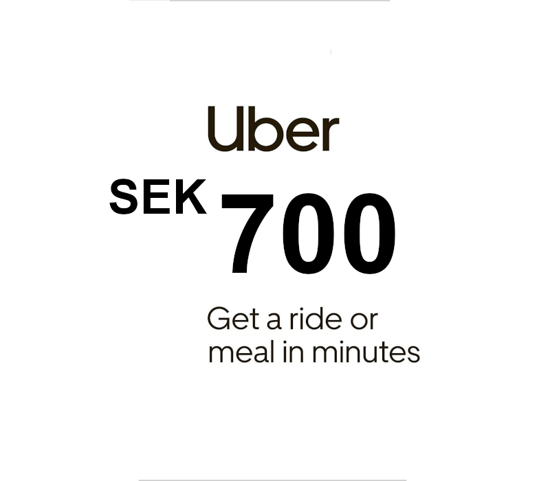 

Uber SEK 700 Gift Card SE