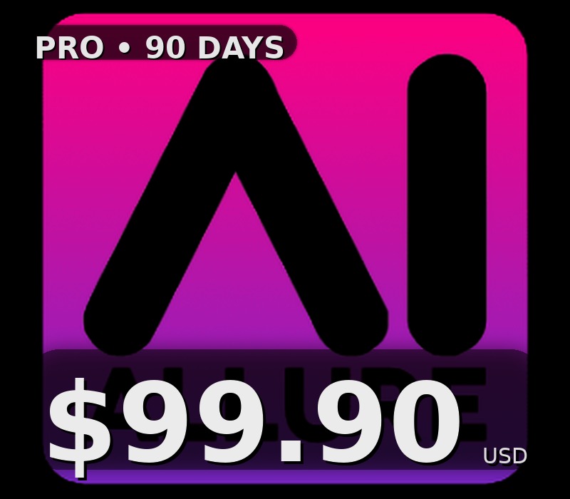 

aiAllure PRO - 90 Days Access Key