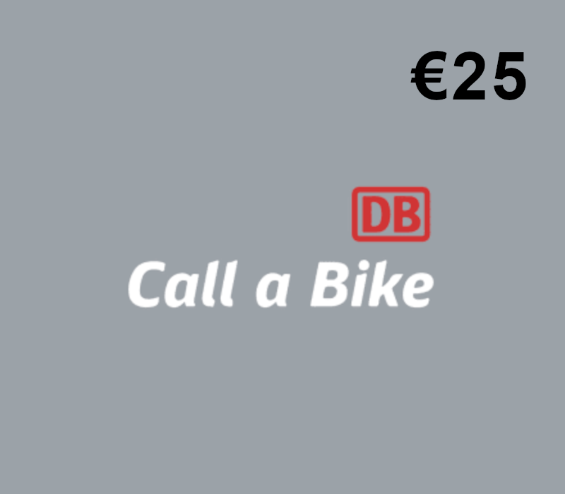

Call a Bike EUR 25 Gift Card DE