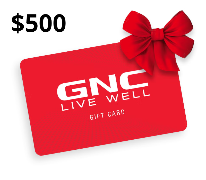 

GNC USD 500 Gift Card US
