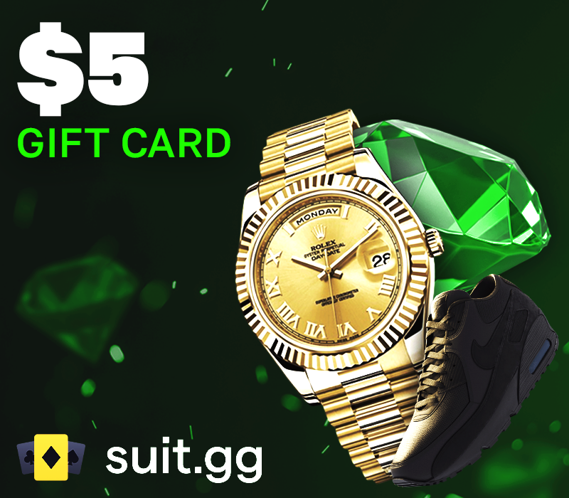 

Suit.gg USD 5 Gift Card