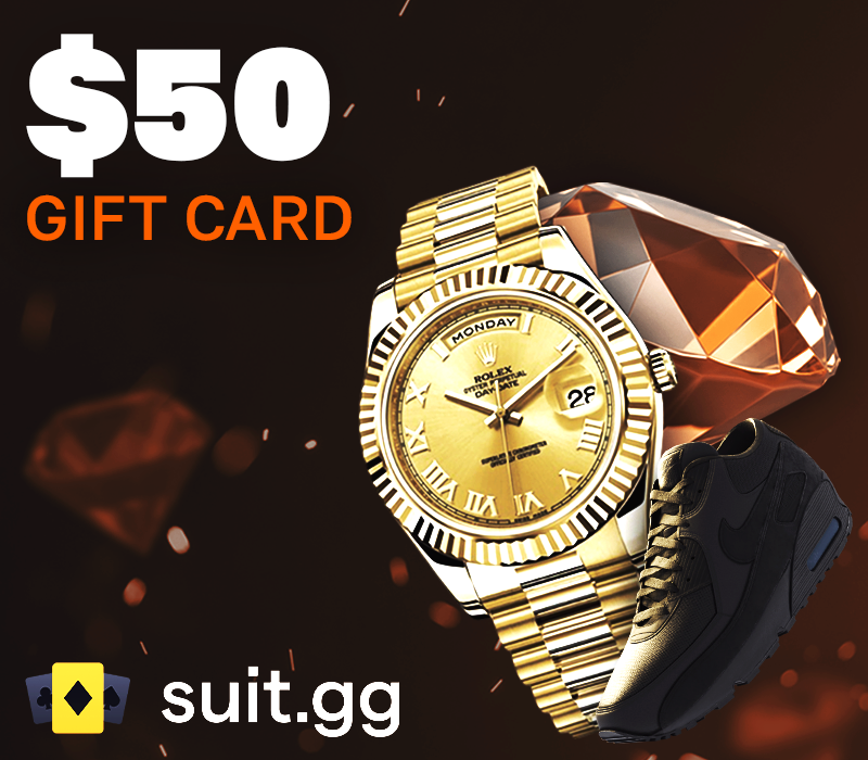 

Suit.gg USD 50 Gift Card