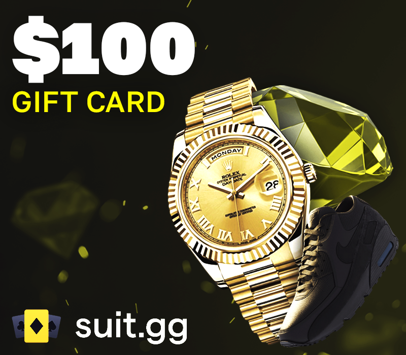 

Suit.gg USD 100 Gift Card