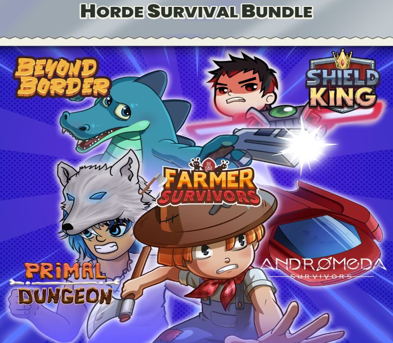 

Horde Survival bundle - Andromeda Survivors, Beyond Border, Farmer Survivors, Primal Survivors, Shield King XBOX One / Xbox Series X|S Account