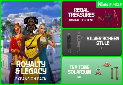 The Sims 4 - Royalty & Legacy Grand Bundle DLC PC EA App CD Key