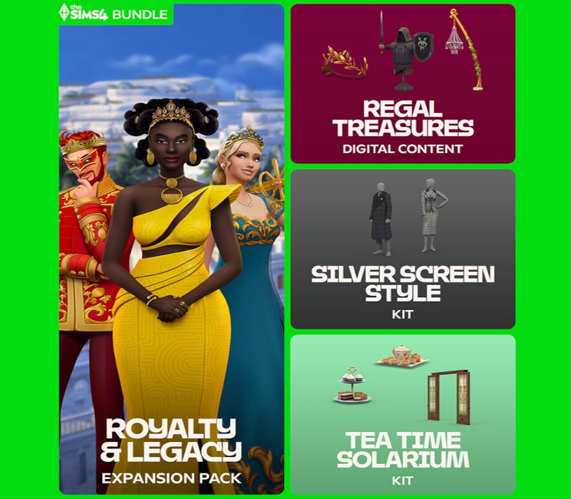 

The Sims 4 - Royalty & Legacy Grand Bundle DLC PRE-ORDER PC EA App CD Key