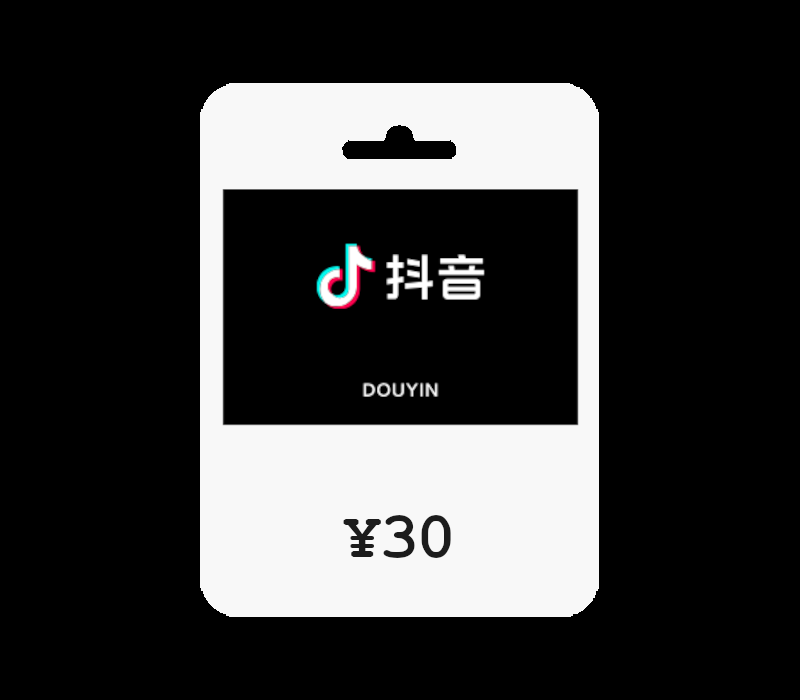 

TikTok (Douyin) CNY 30 Gift Card CN