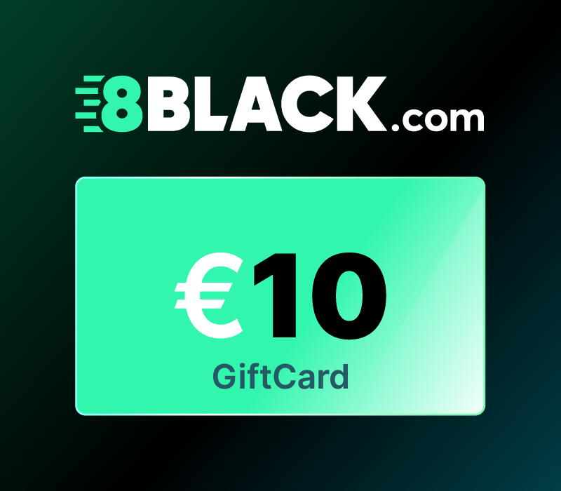 

8Black.com EUR 10 Gift Card