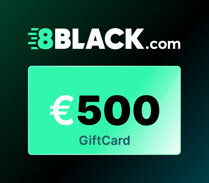 

8Black.com EUR 500 Gift Card