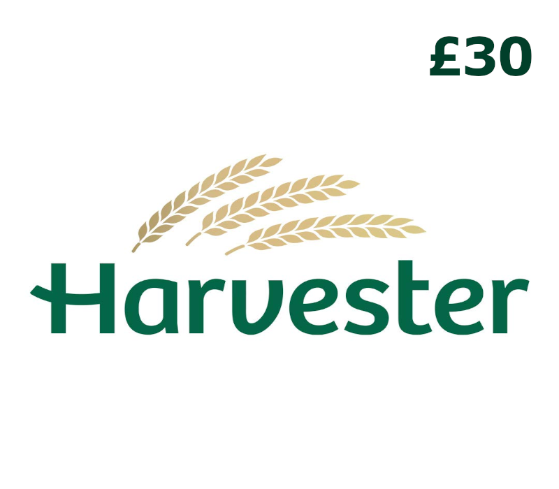 

Harvester GBP 30 Gift Card UK
