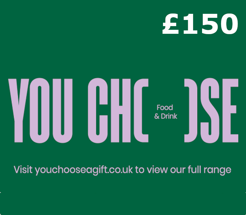 

YouChoose Food & Drink Digital GBP 150 Gift Card UK