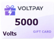 VoltPay 5000 Volts Gift Card screenshot 1