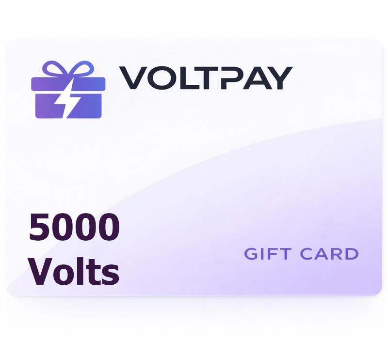 

VoltPay 5000 Volts Gift Card