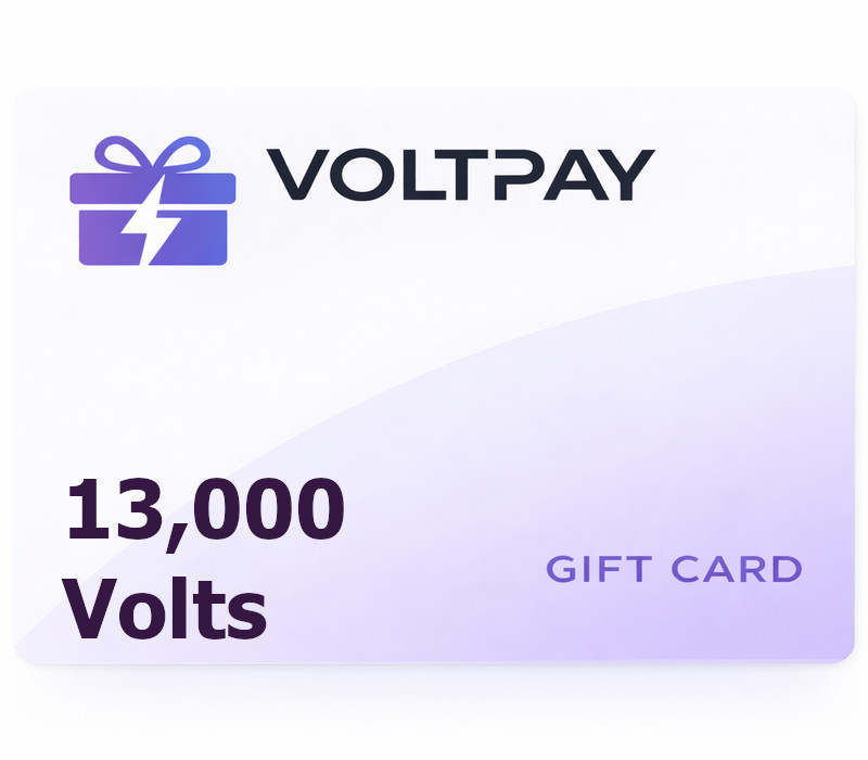 

VoltPay 13000 Volts Gift Card