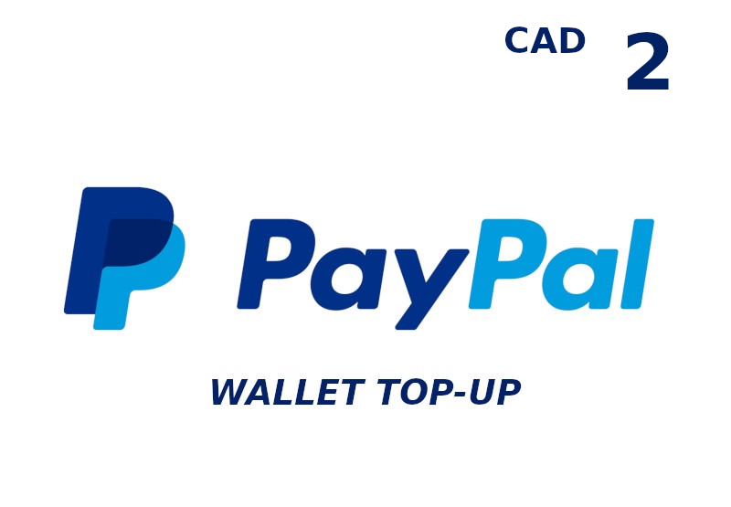 PayPal Wallet CAD 2 Top Up screenshot 1