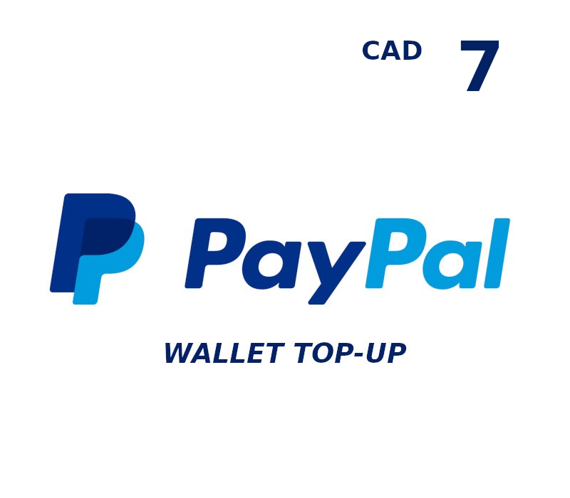 

PayPal Wallet CAD 7 Top Up