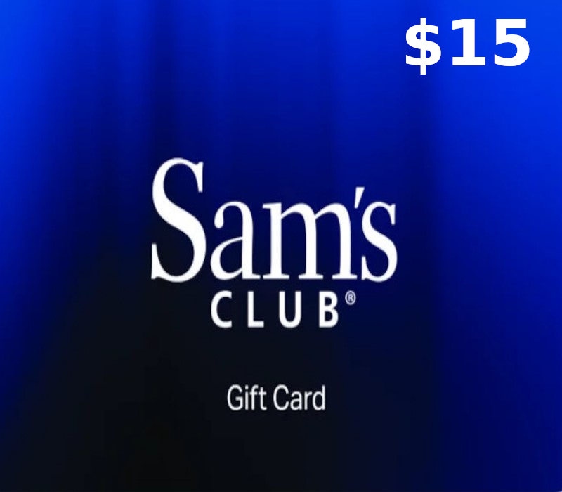 

Sam’s Club USD 15 Gift Card US