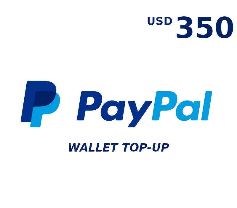 

PayPal Wallet 350 USD Top Up