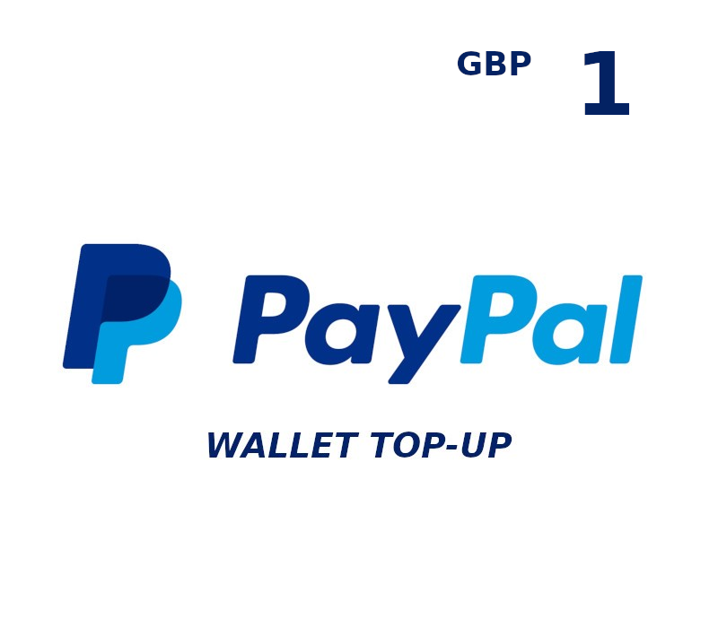 

PayPal Wallet 1 GBP Top Up