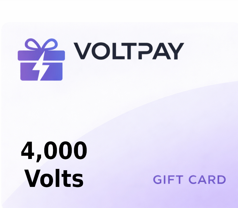 

VoltPay 4000 Volts Gift Card