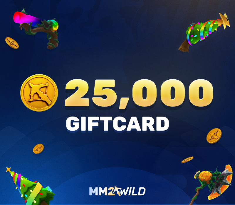 MM2Wild 25000 Coins Gift Card