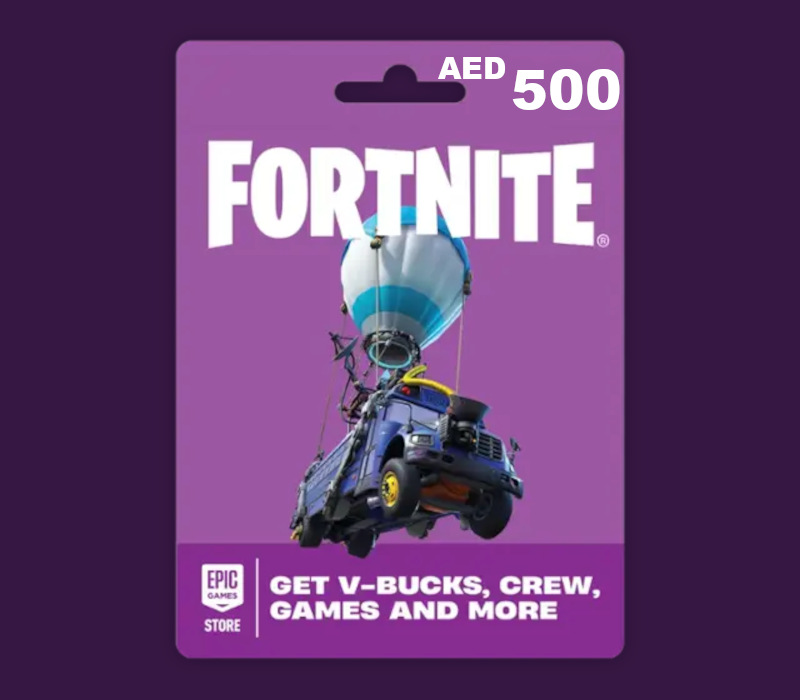 

Fortnite AED 500 PC Epic Games Gift Card AE