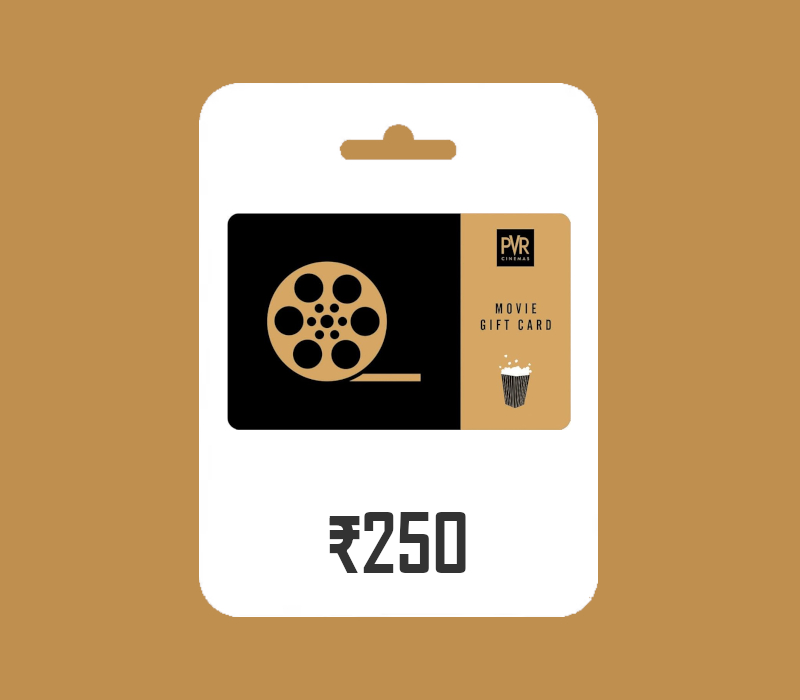 

PVR Cinemas INR 250 Gift Card IN