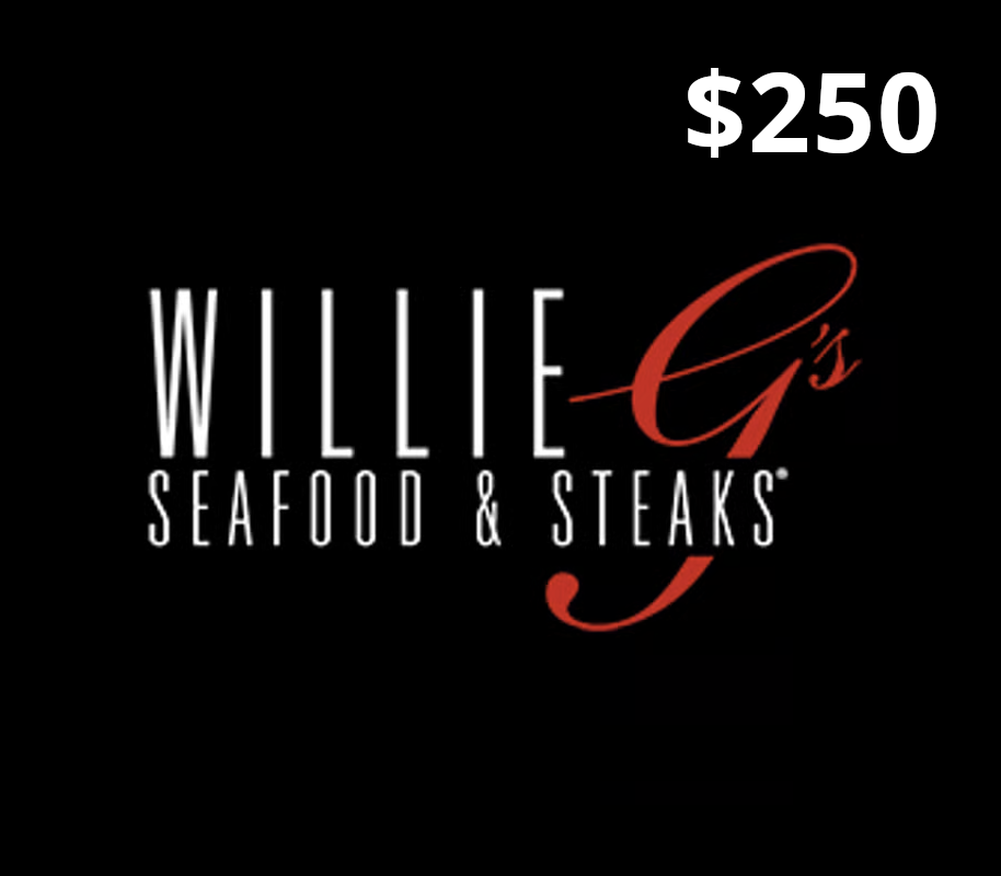 

Willie G's USD 250 Gift Card US