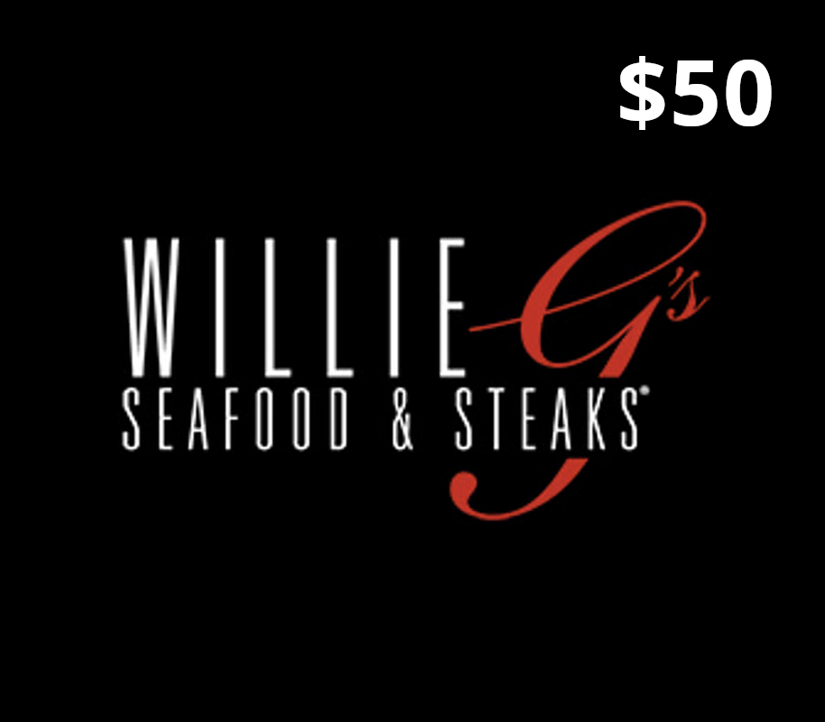 

Willie G's USD 50 Gift Card US