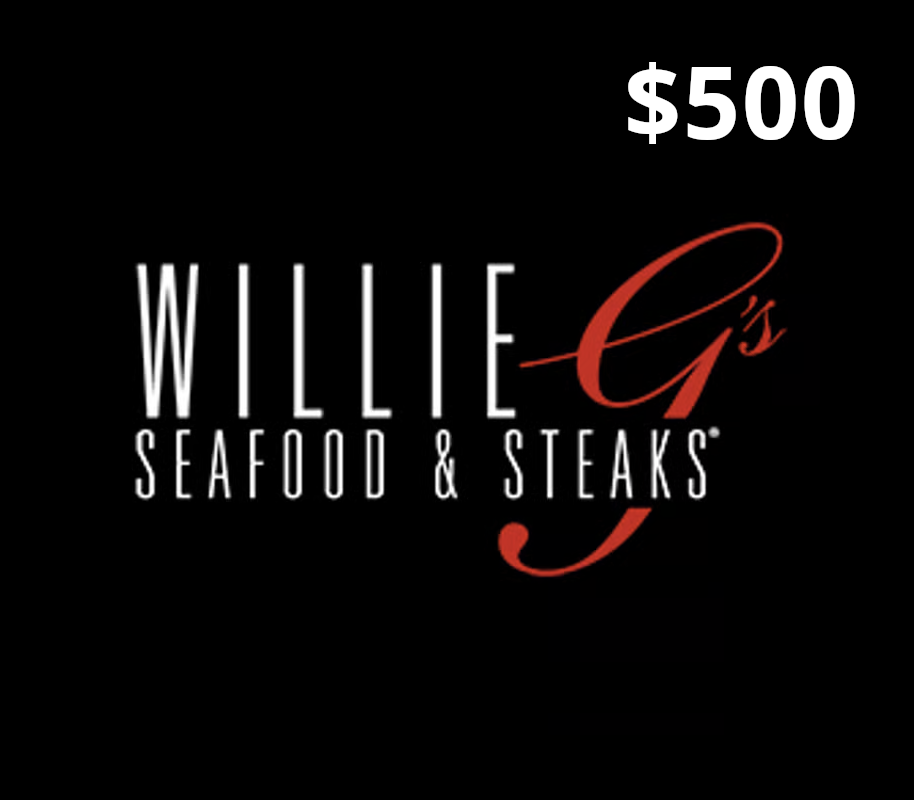 

Willie G's USD 500 Gift Card US