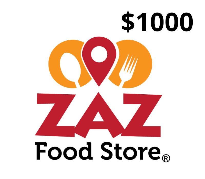 

ZAZ Food Store USD 1000 Gift Card PA