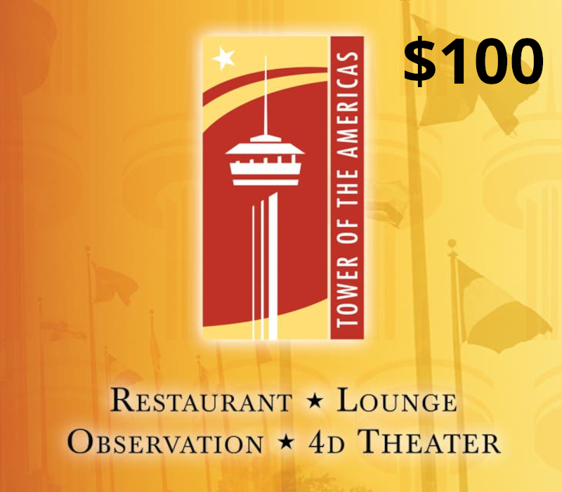 

Tower of the Americas USD 100 Gift Card US