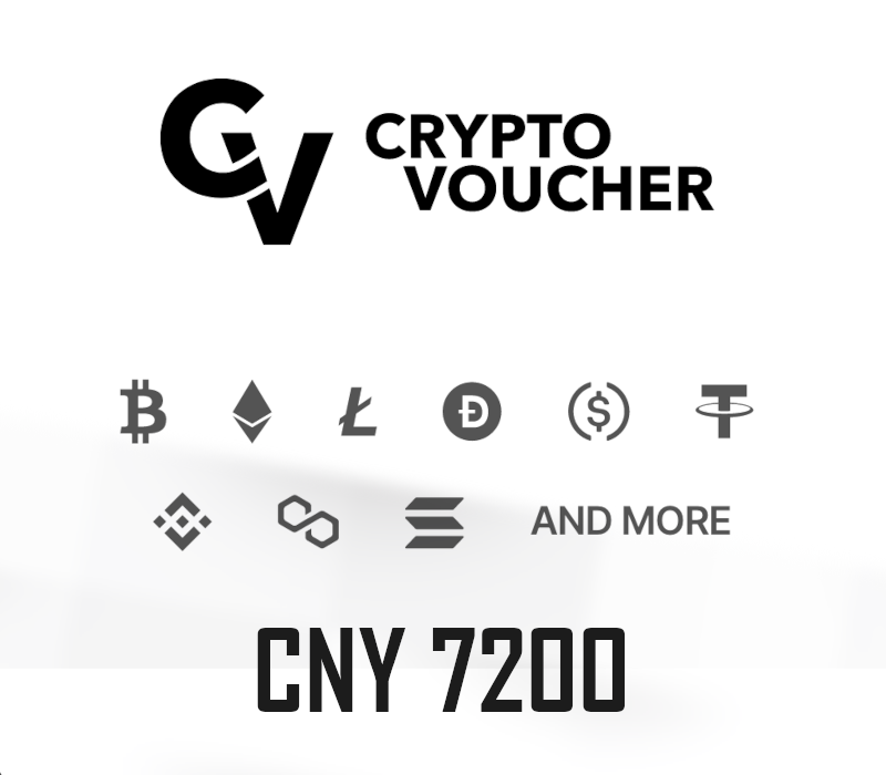 

Crypto Voucher CNY 7200 Gift Card