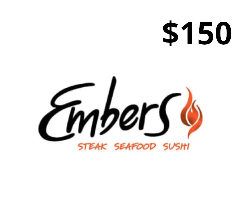 

Embers Restaurant USD 150 Gift Card US