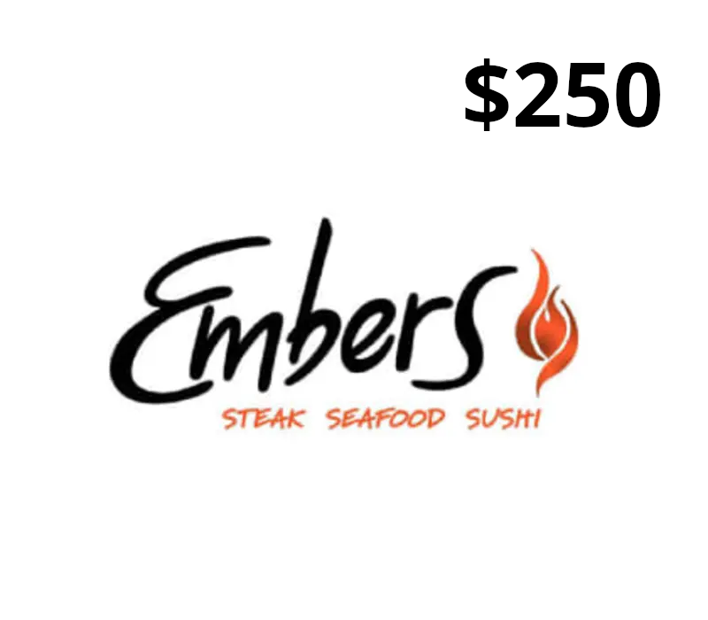 

Embers Restaurant USD 250 Gift Card US