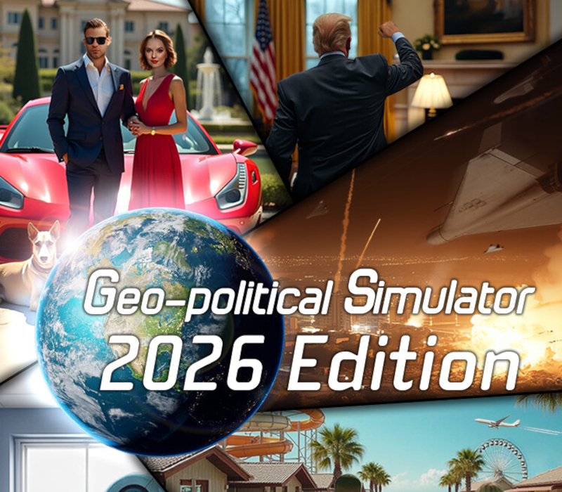 

Geo-Political Simulator 2026 Edition + Modding Tool Add-on DLC PC Steam CD Key