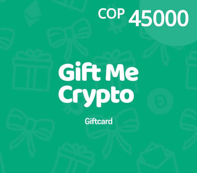 

Gift Me Crypto COP 45000 Gift Card