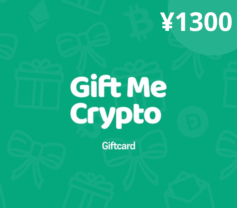 

Gift Me Crypto CNY 1300 Gift Card