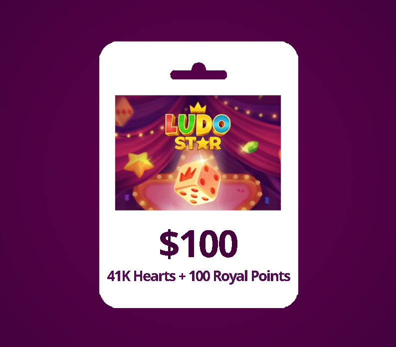 

Ludo Star USD 100 Gift Card