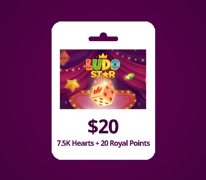 

Ludo Star USD 20 Gift Card